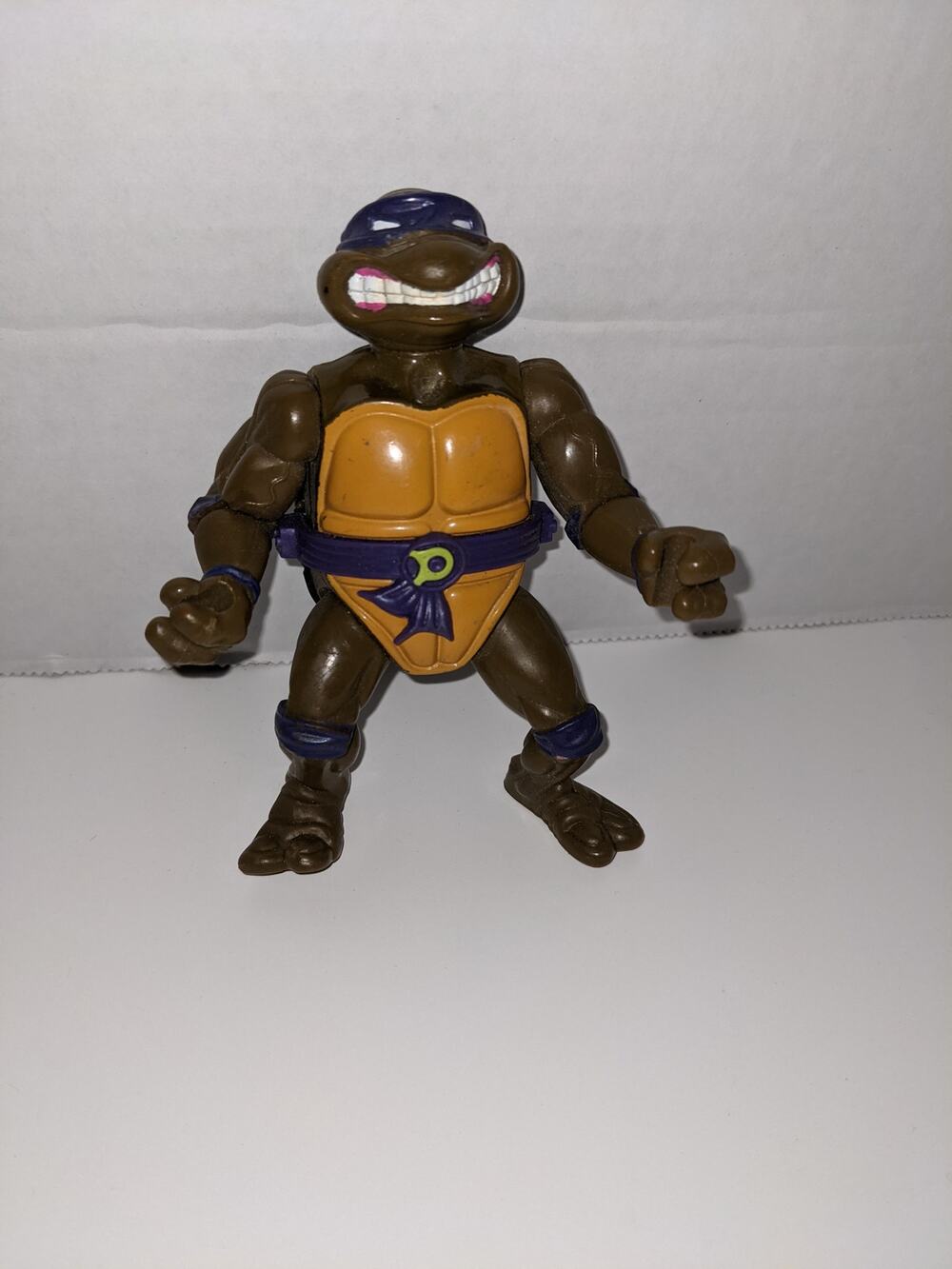 1990 TMNT Teenage Mutant Ninja Turtle Storage Shell Donatello Don 5"